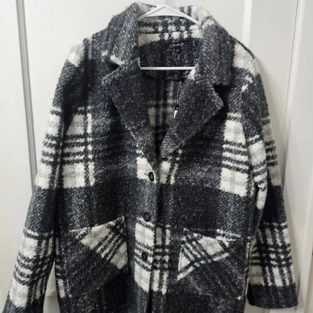 NWT Charlie B Pea Coat, Sz Large